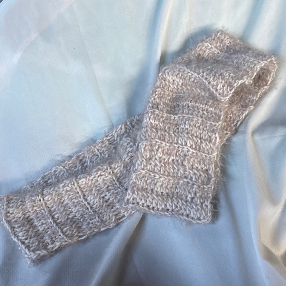 Cozy Knit Scarf in Cream